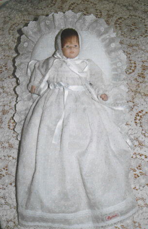 Taufbaby Christine
