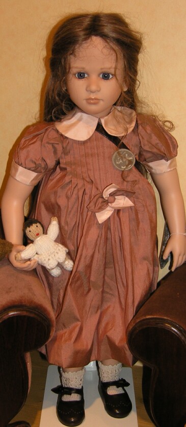 Stefanie - K&uuml;nstlerpuppe von Ruth Treffeisen
