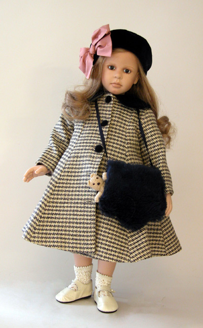 Ivana - Künstlerpuppe von Ruth Treffeisen