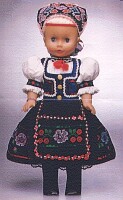 Trachten-Puppenkleidung, Modell 2
