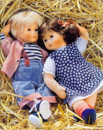 Egon und Felicia von Käthe Kruse